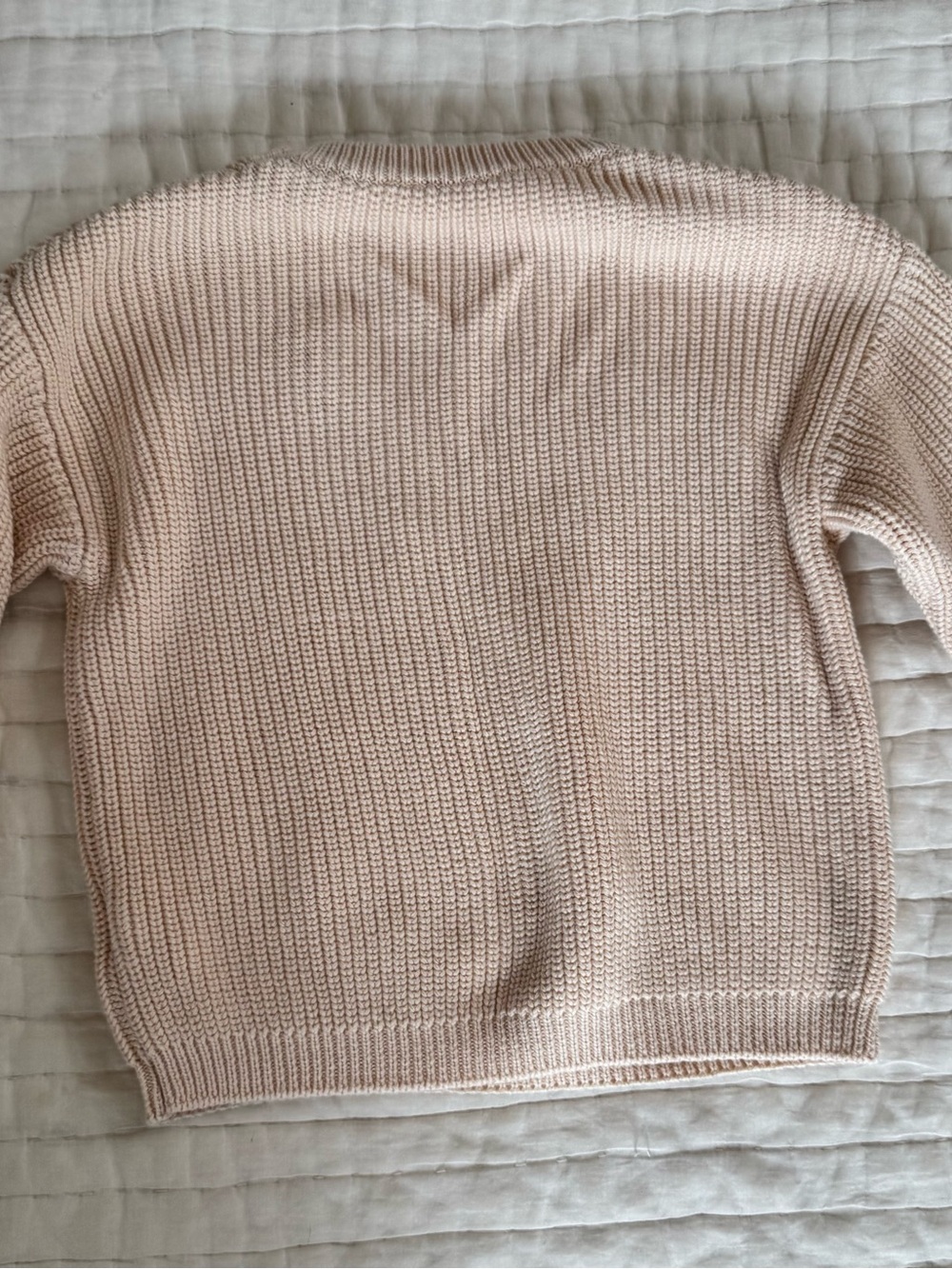 Fall Halloween Chunky Knit Sweater Tan Embroidery Girls 4t Pumpkin Ghost - Picture 5 of 8